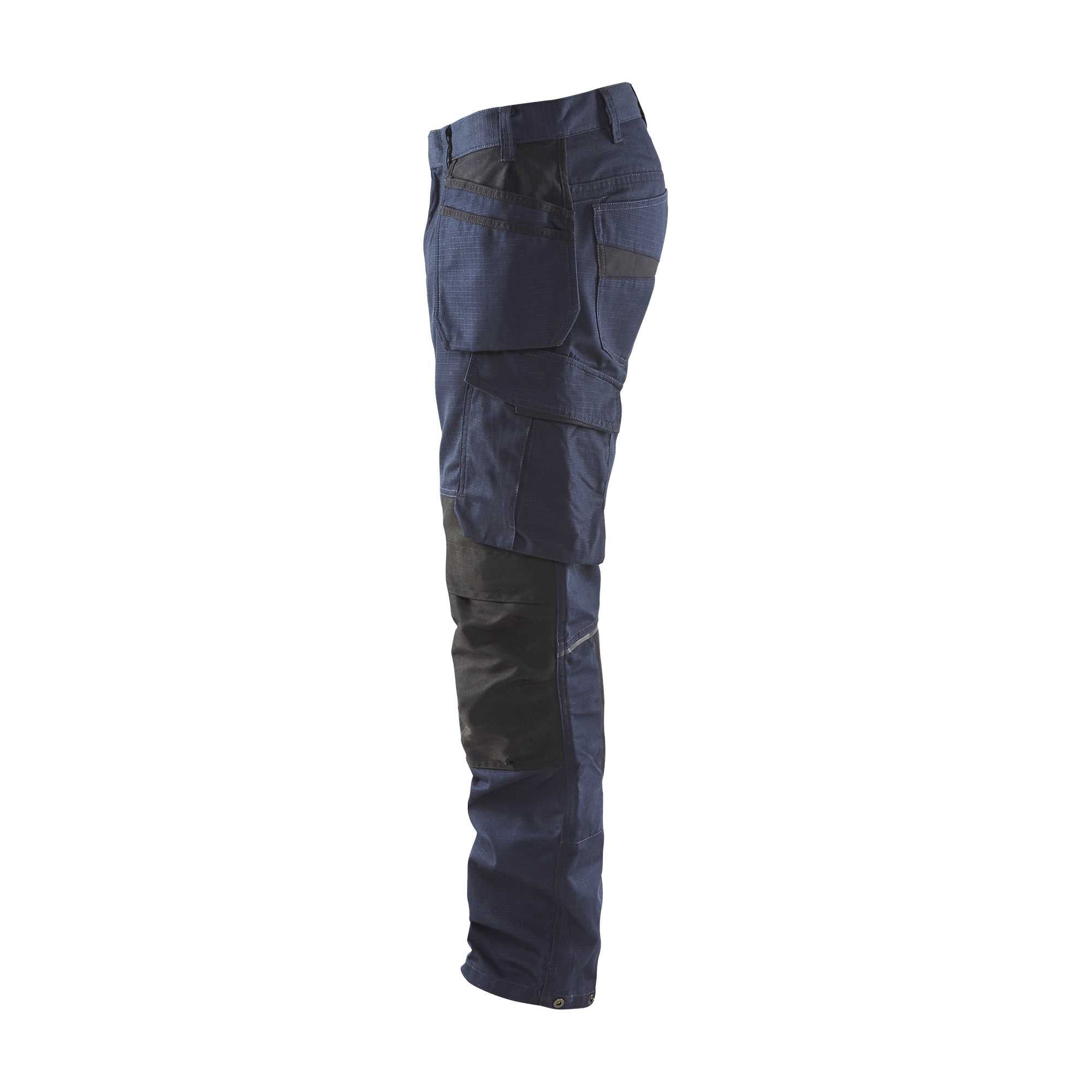 BLAKLADER 14961330 | Service trousers with stretch and tool pockets Work Trousers Men - Ripstop Fabric